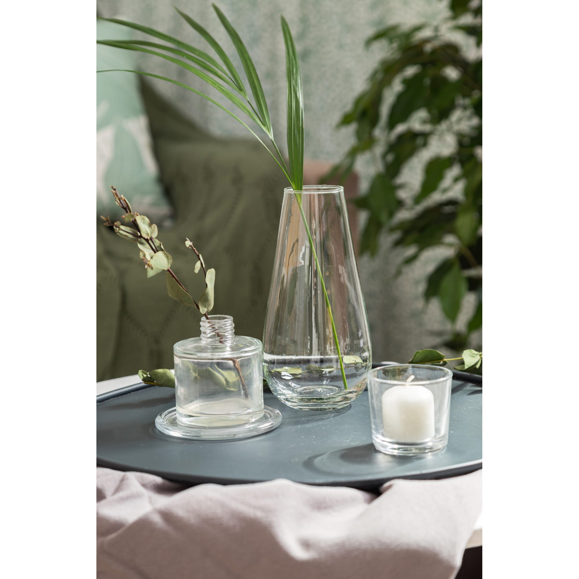 82018444 Свеча-столбик, 6х8 см, цвет белый Santreyd  - Вид №5