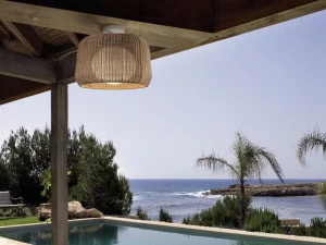 BOVER Уличный потолочный светильник из синтетического волокна Fora