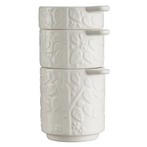 Чаши мерные белые 3 штуки In The Forest MASON CASH ДИЗАЙНЕРСКИЕ 00-3870863 Белый