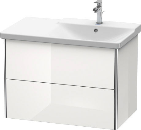 XS418709090 XSquare Тумбочка подвесная Фланелево-серый шелковисто-матовый лак Duravit - Вид №2