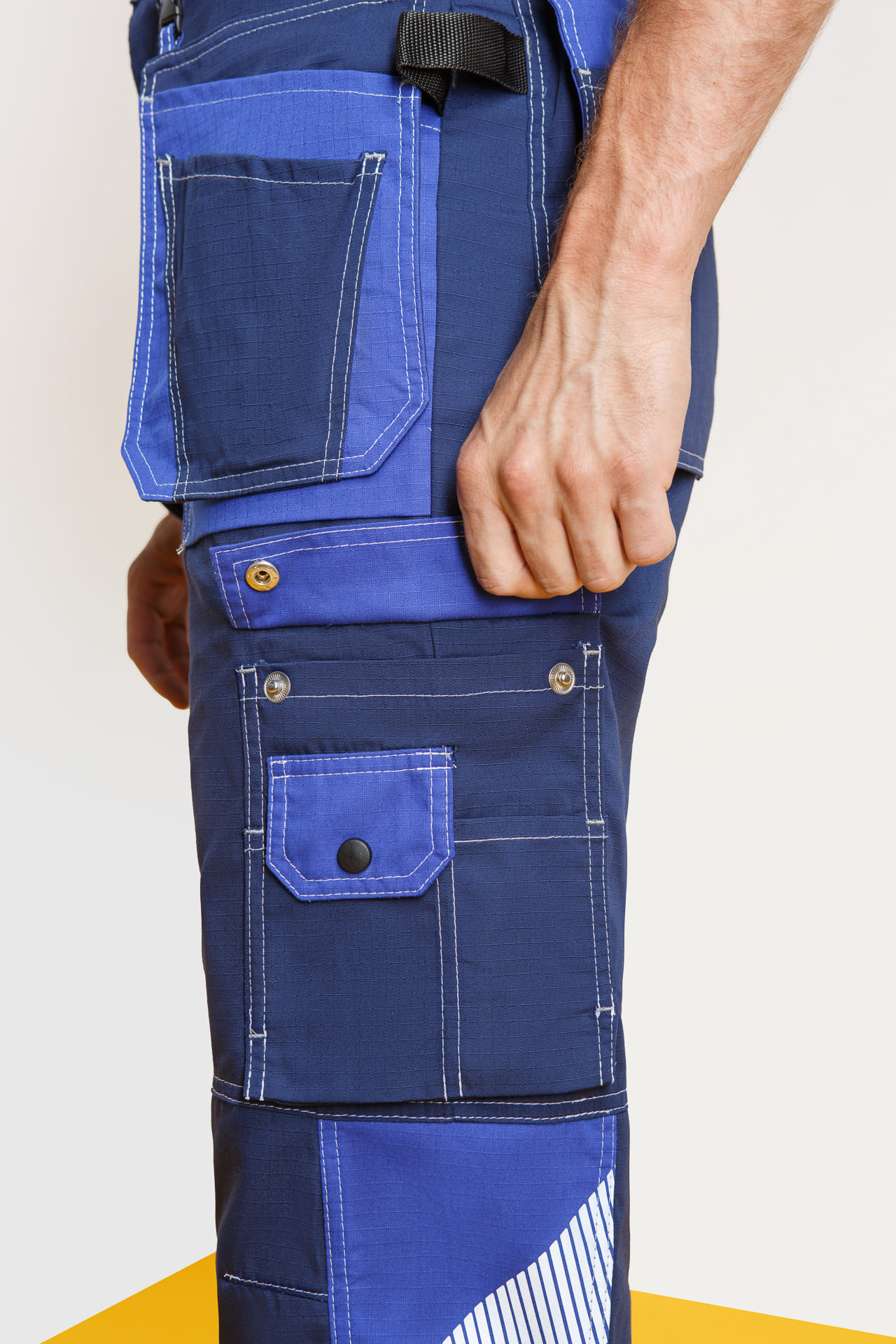 68809 Костюм "Прогресс" темно-синий с васильком  Летняя спецодежда  размер 52-54/182-188  - Вид №15