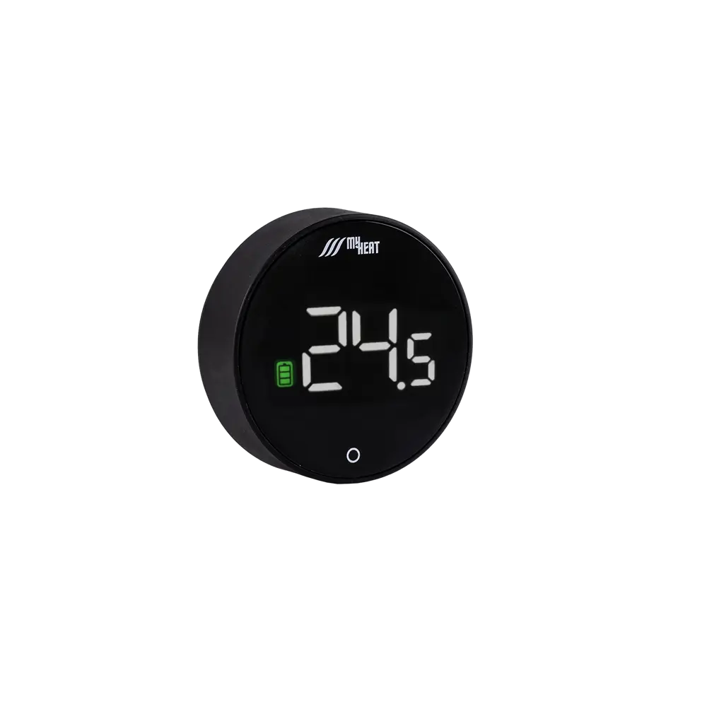 Термостат комнатный My Heat электронный цвет черный STLM-2090550