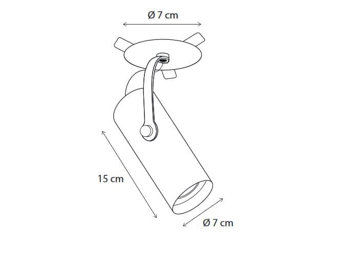 Регулируемая латунная потолочная лампа Authentage Lighting Tubelum ARCH-00090061 - Вид №2