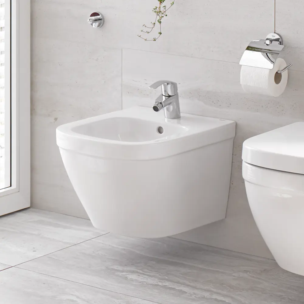 Биде подвесное Grohe Euro Ceramic 38х54 см 81980506 STLM-2087463 - Вид №5