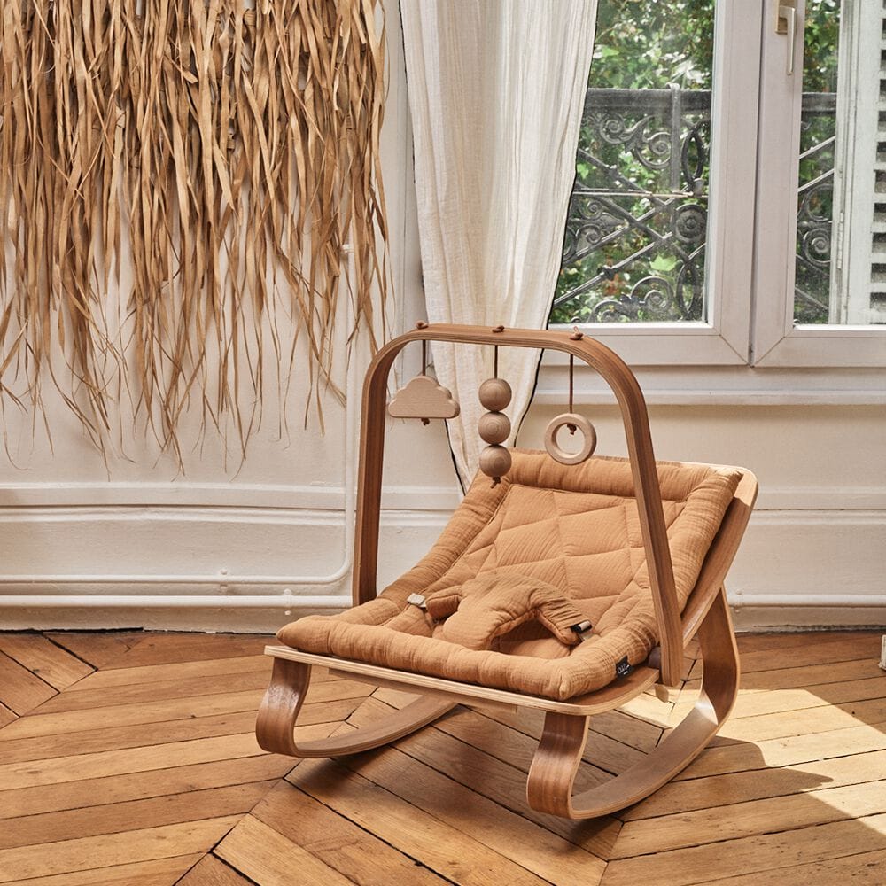 Кресло-качалка из грецкого ореха Charlie Crane лево ARCH-00143623 - Вид №43