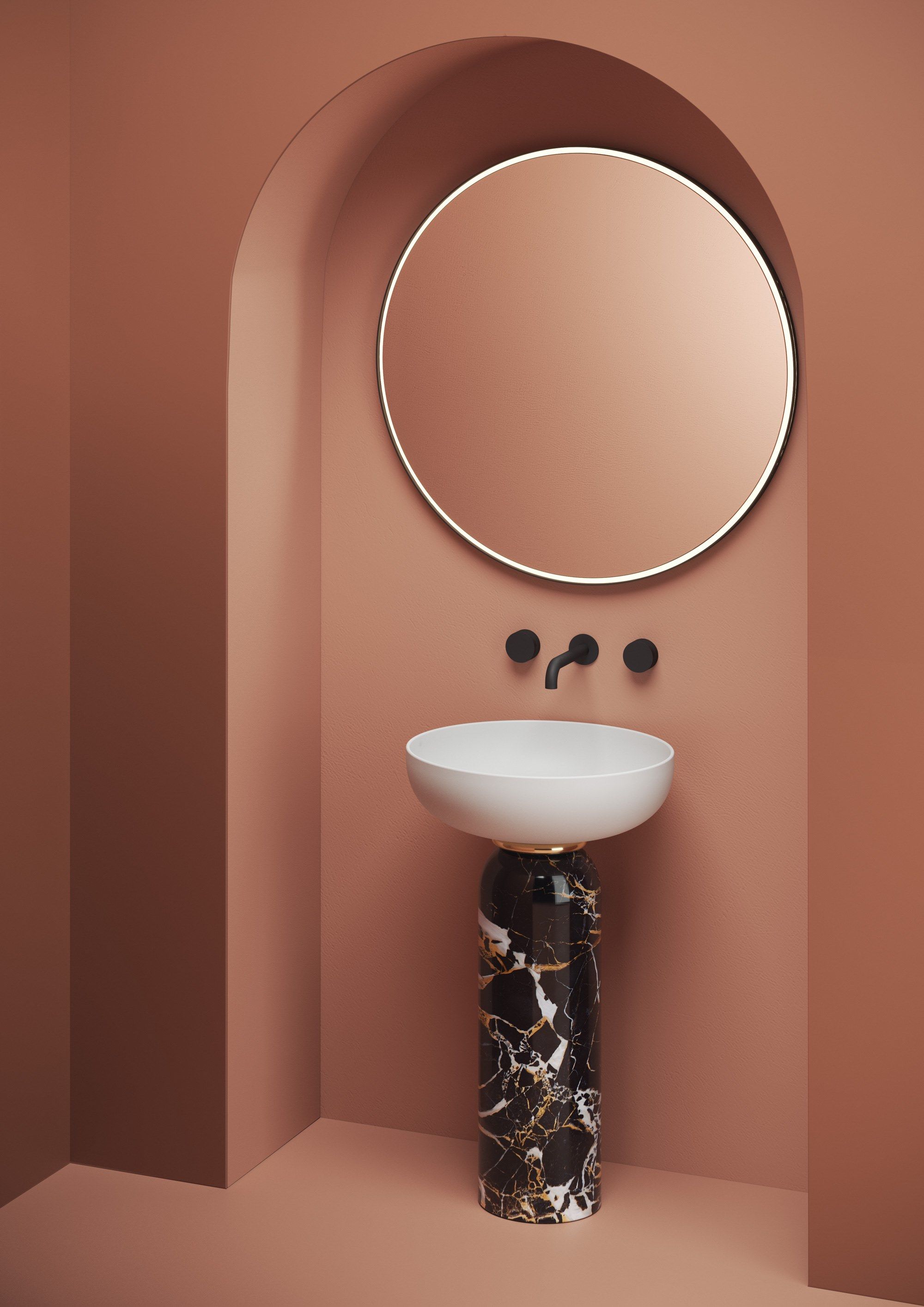 Керамическая круглая отдельно стоящая раковина ArtCeram Jolie ARCH-00022398 - Вид №5