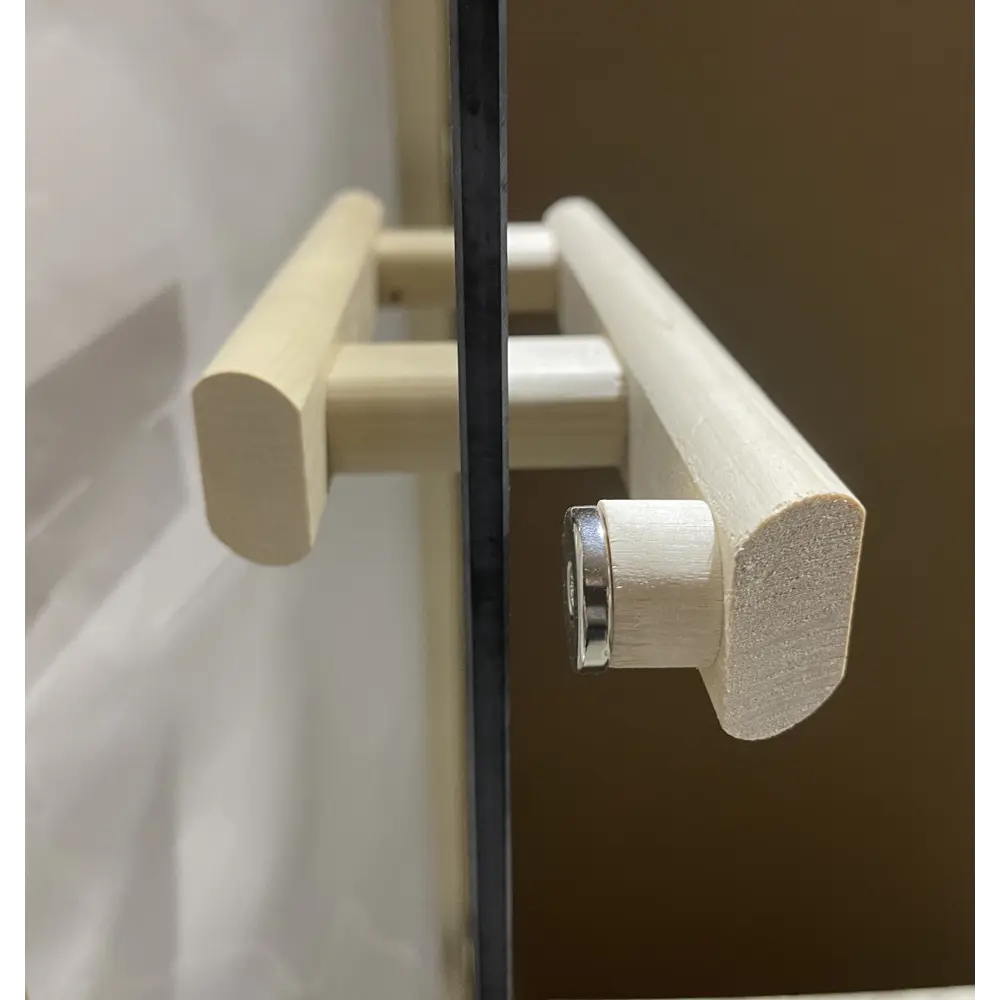 Дверь для сауны с магнитным замком Стандарт стекло 1890x690 мм цвет графит Santreyd STLM-2141940 - Вид №1