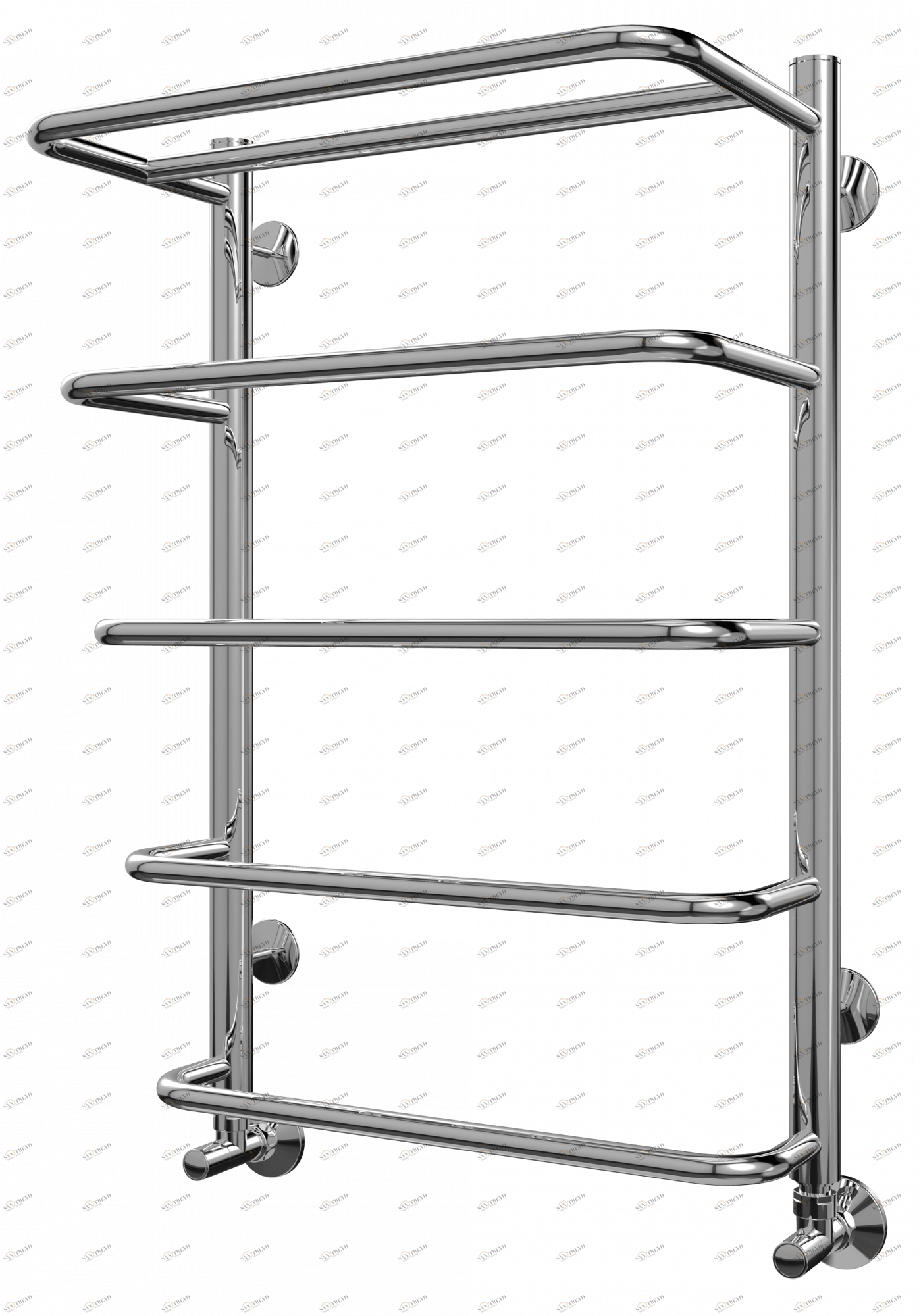 4670030723147 ЭКОНОМ Полка П5 450х696 Полотенцесушитель TERMINUS Нержавеющая сталь