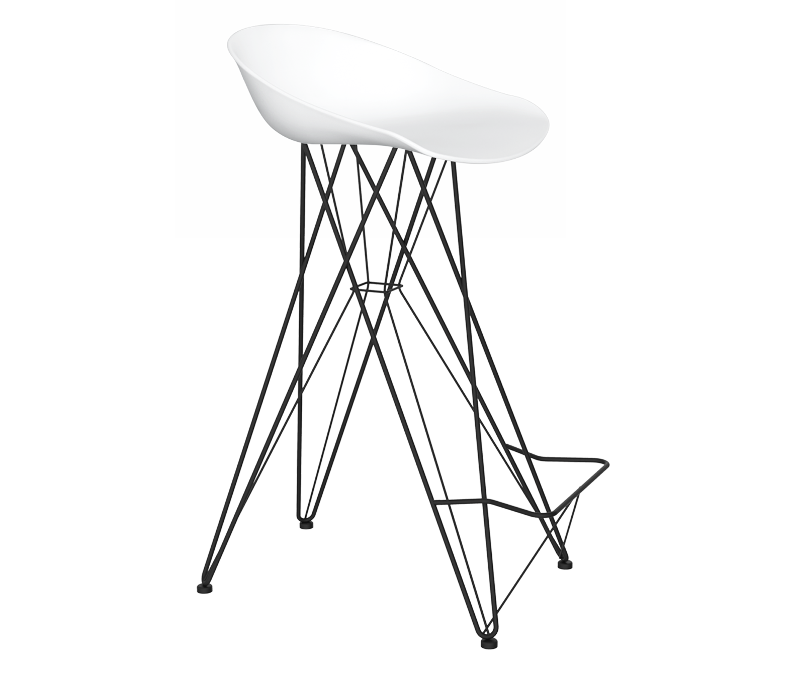 Стул барный SHT-ST19/S66 белый Santreyd 