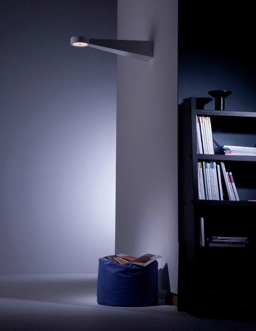 Martinelli Luce Настенный светильник из алюминия прямого света с диммером Q8 1296/d/dim/l/1/t/bi - Вид №4