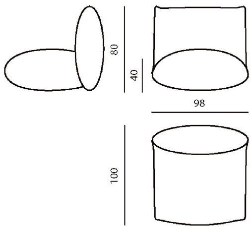 MissoniHome Модульное модульное кресло Top 4 sun-id-1402643 - Вид №3