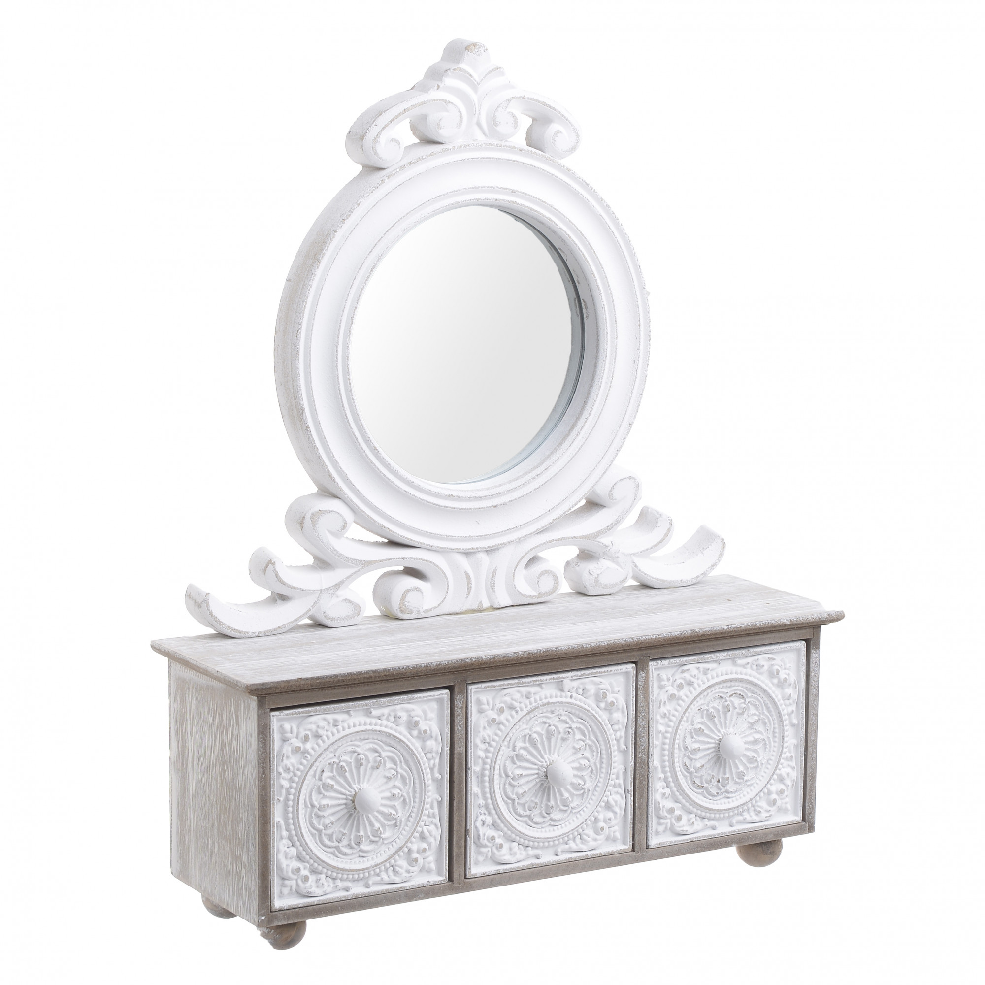 3870143.0023 ШКАТУЛКА-КОМОД С ЗЕРКАЛОМ TO4ROOMS 