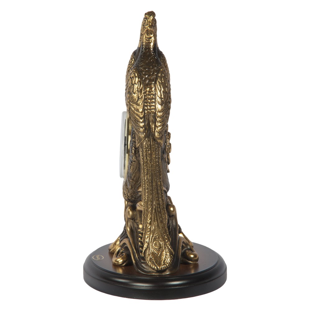 43007 Часы настольные Павлины Бронза BOGACHO 4627138242339 - Вид №4