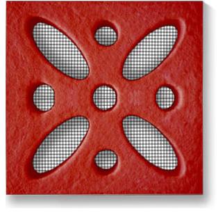 Eleni Декоративная вентиляционная решетка sun-id-1369382 - Вид №2