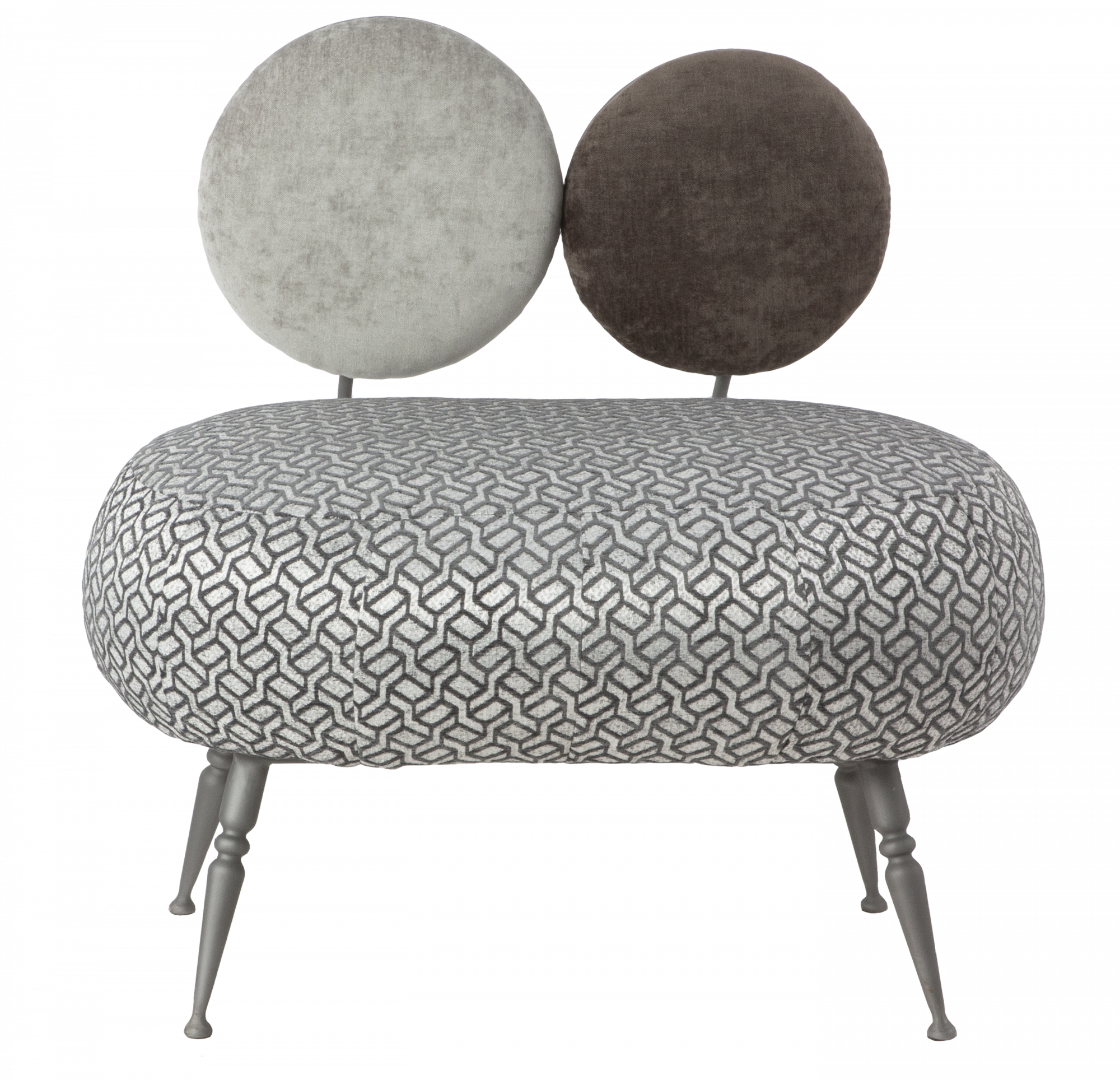 14034 Банкетка Французик Люкс Грей BOGACHO 4627174556223