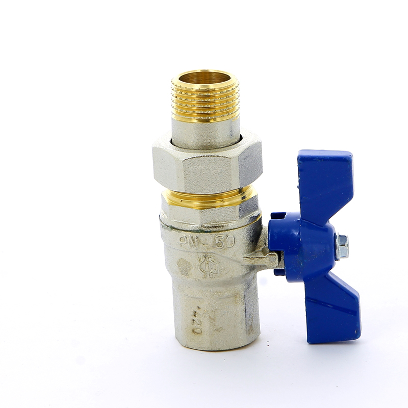 Кран шаровой НВ с разъемным соединением EVOLUTION бабочка F.I.V. 1/2" FIV 80005012 - Вид №3