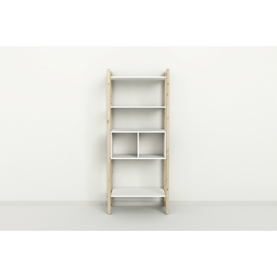 Гарнитур Maxi A, 1 полка и 1 книжный шкаф, лакированный Flexa 812650480 - Вид №1