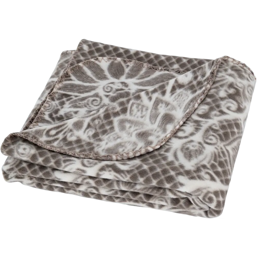 Плед «Лестер» 130х170 см флис цвет коричневый BELEZZA STLM-2170957 - Вид №2