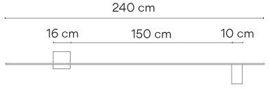 Vibia Настенный светодиодный светильник из алюминия прямого и отраженного света Structural sun-id-1431986 - Вид №8