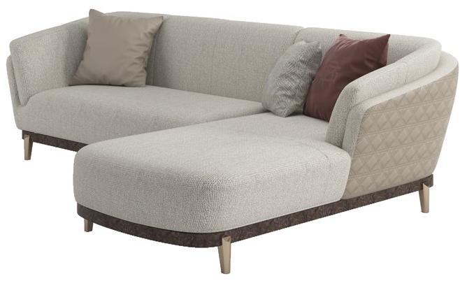 Reiggi Диван из ткани с шезлонгом  R83sc  - Вид №2