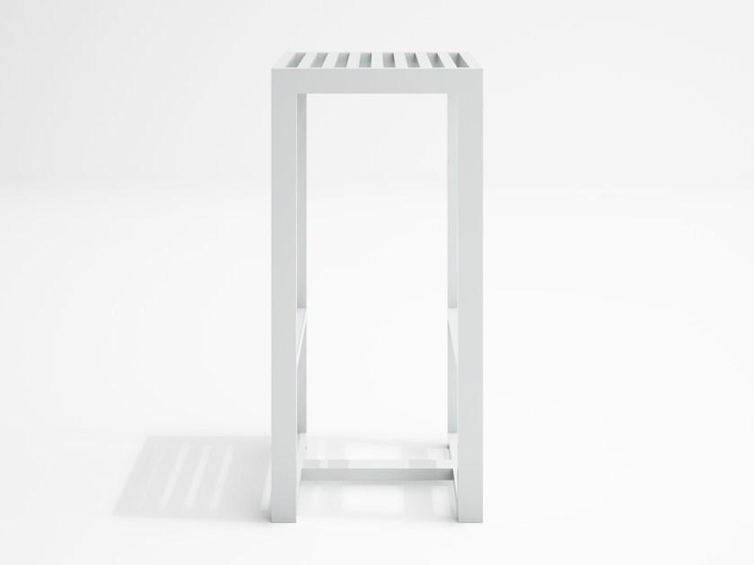 GANDIABLASCO Высокий барный стул из алюминия с подставкой для ног Dna sun-id-1409718 - Вид №1