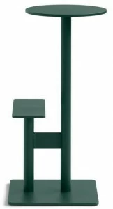 Blå Station Высокий барный стул из алюминия с подставкой для ног Combo