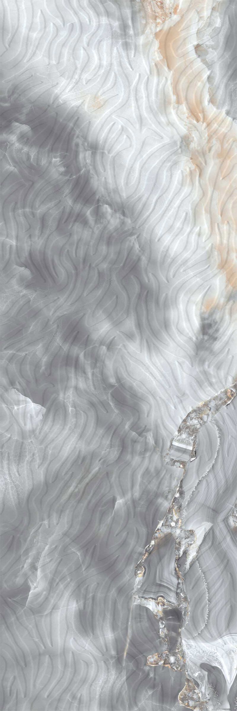 Пол / керамогранит с мраморным эффектом Kaleseramik ванная комната ARCH-00008390 - Вид №22