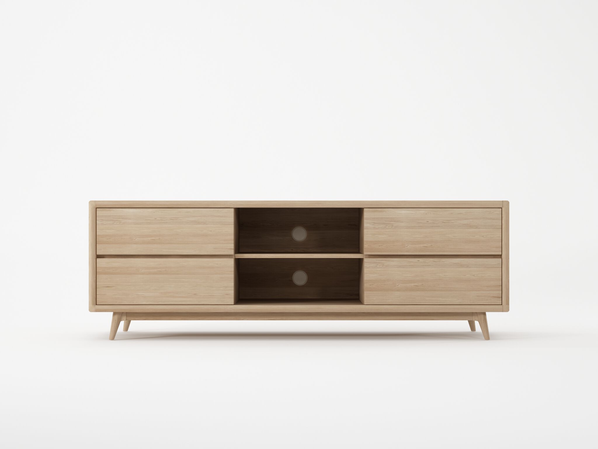 Деревянный низкий ТВ-шкаф KARPENTER Винтаж ARCH-00043458 - Вид №2