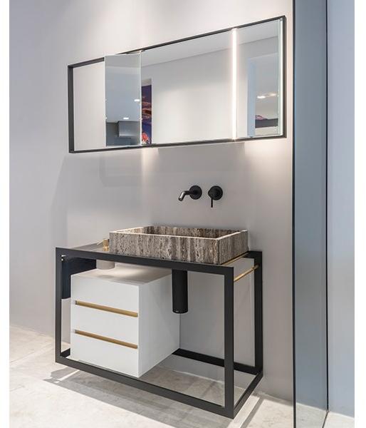 Vallvé Настенное зеркало с контейнером для ванной Perímetro 5010727 - Вид №1