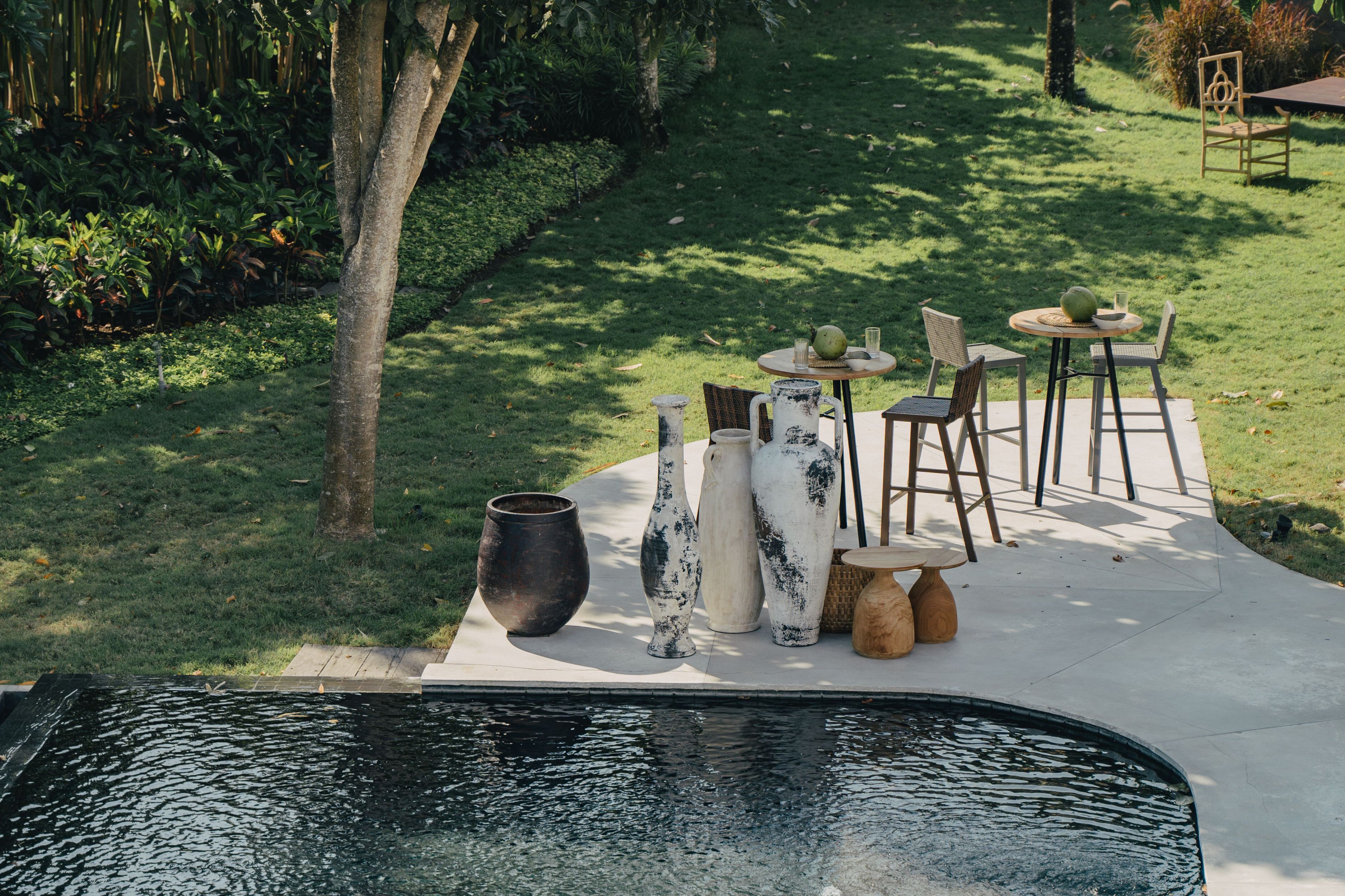 Высокий садовый стул из синтетического волокна со спинкой cbdesign Gatsby ARCH-00027960 - Вид №8