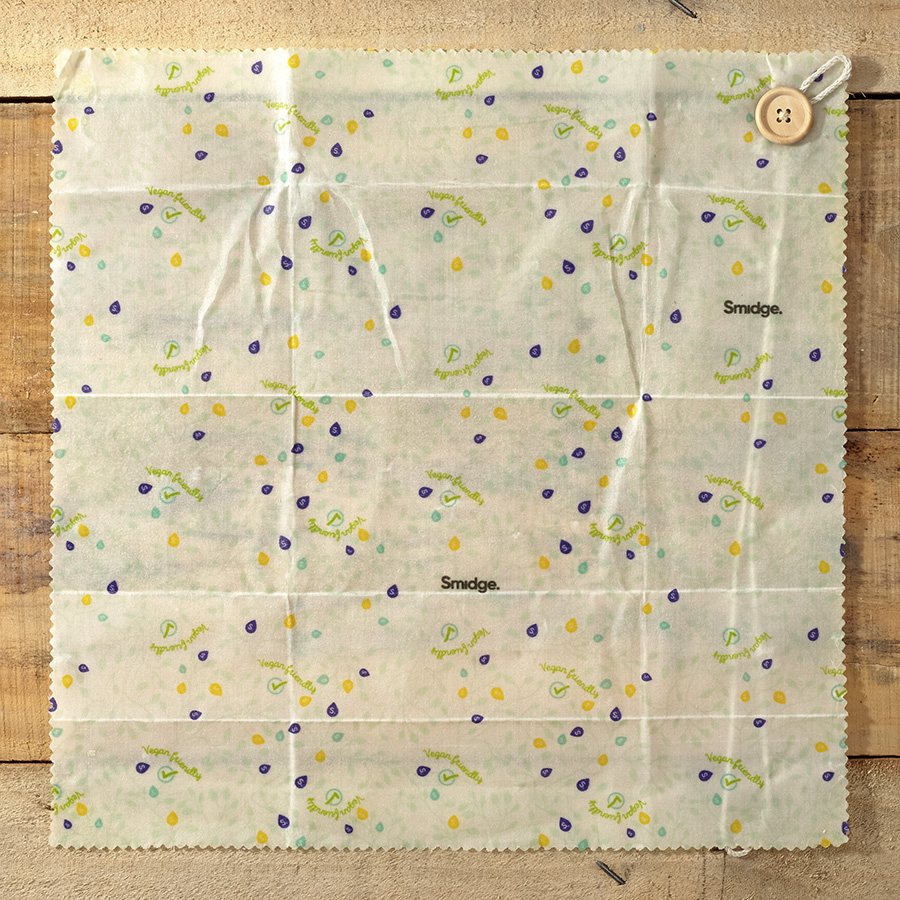 SMID90 Обертка для сэндвича многоразовая 35х35 см, веганский воск Smidge  - Вид №1