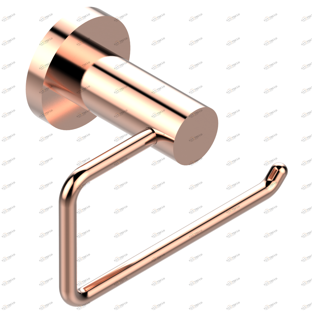 G4P-538A Бумагодержатель настенный без крышки Thg-paris Серия "О" Розовое золото G4P-538A CAT.F