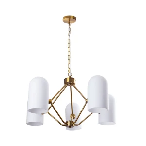Arte Lamp Cassel — подвесная люстра с 5 плафонами в медном исполнении 89435364