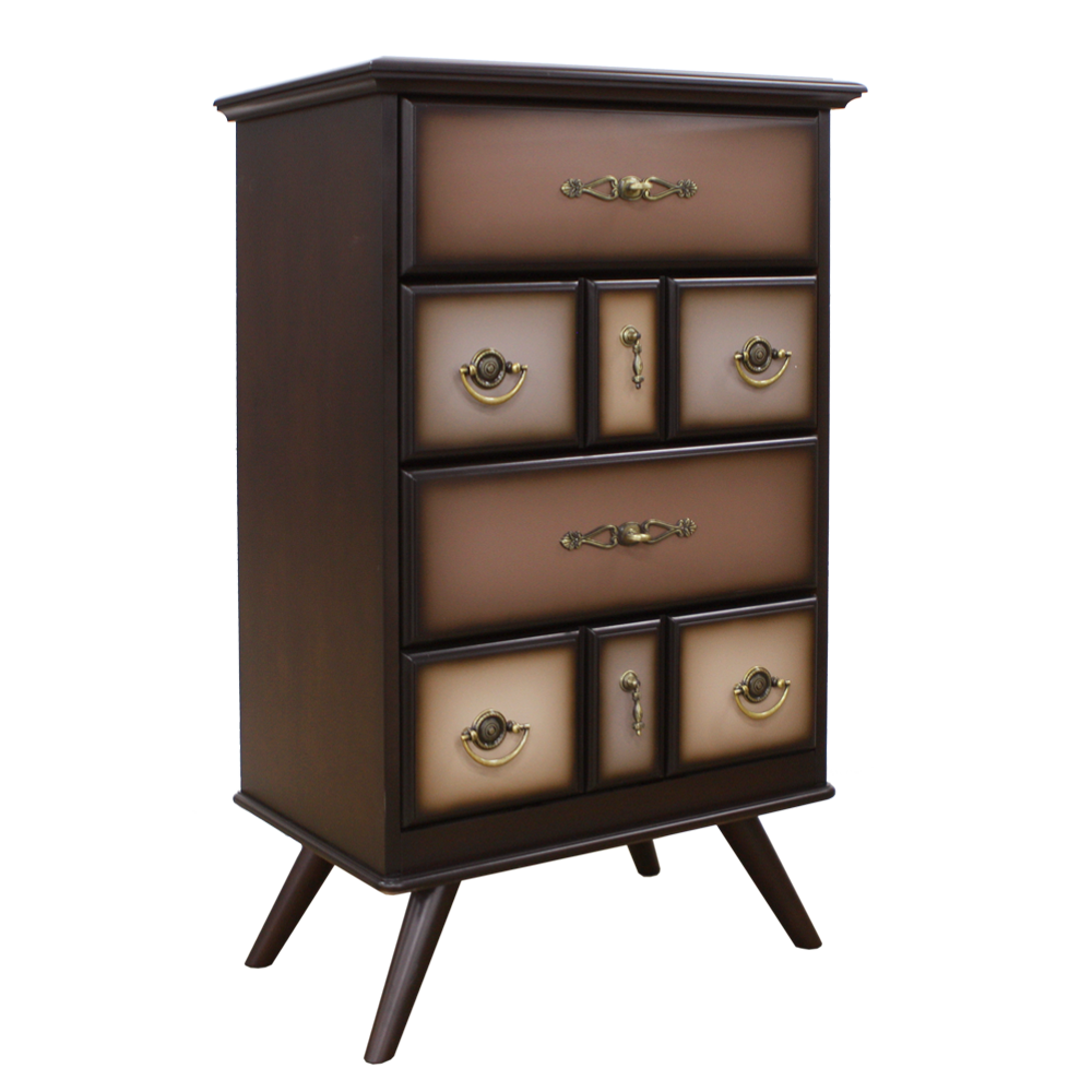 11530 Комод Пандора 1 Орех Оберджин Шоколад BOGACHO 4627139508571