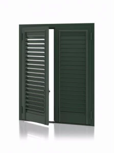 Kikau Алюминиевый ставень с регулируемыми ламелями с перекрытием ламелей Storika