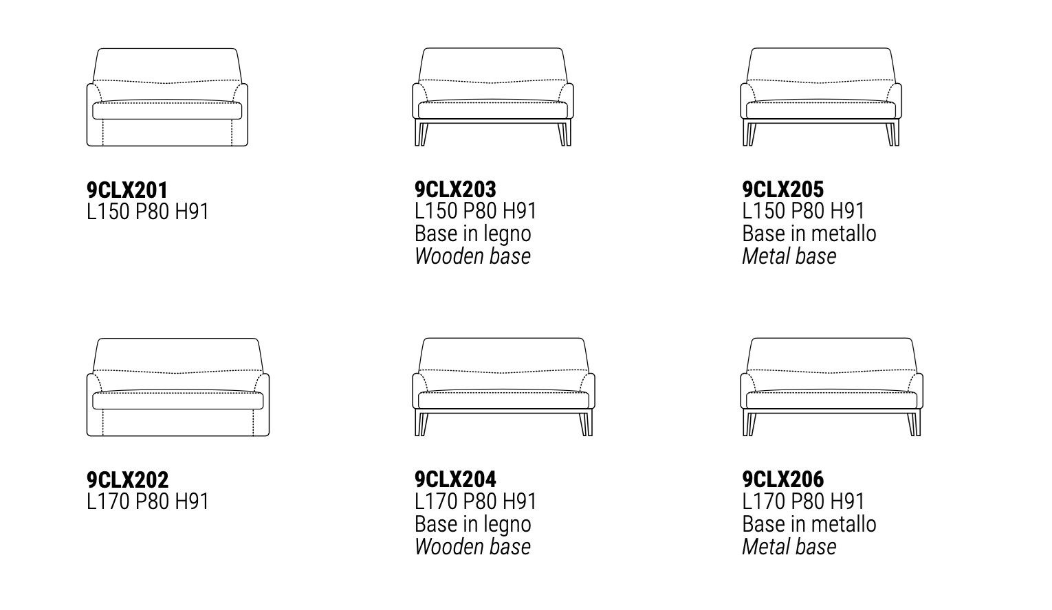 Ткань диван Marelli Clipper ARCH-00084640 - Вид №12