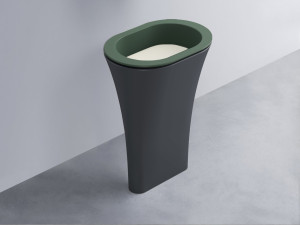 AMLA65-MU+AMPILO-TL+AMCOLO-BA Раковина Amedeo Ovale отдельностоящая cielo Enjoy + Amedeo