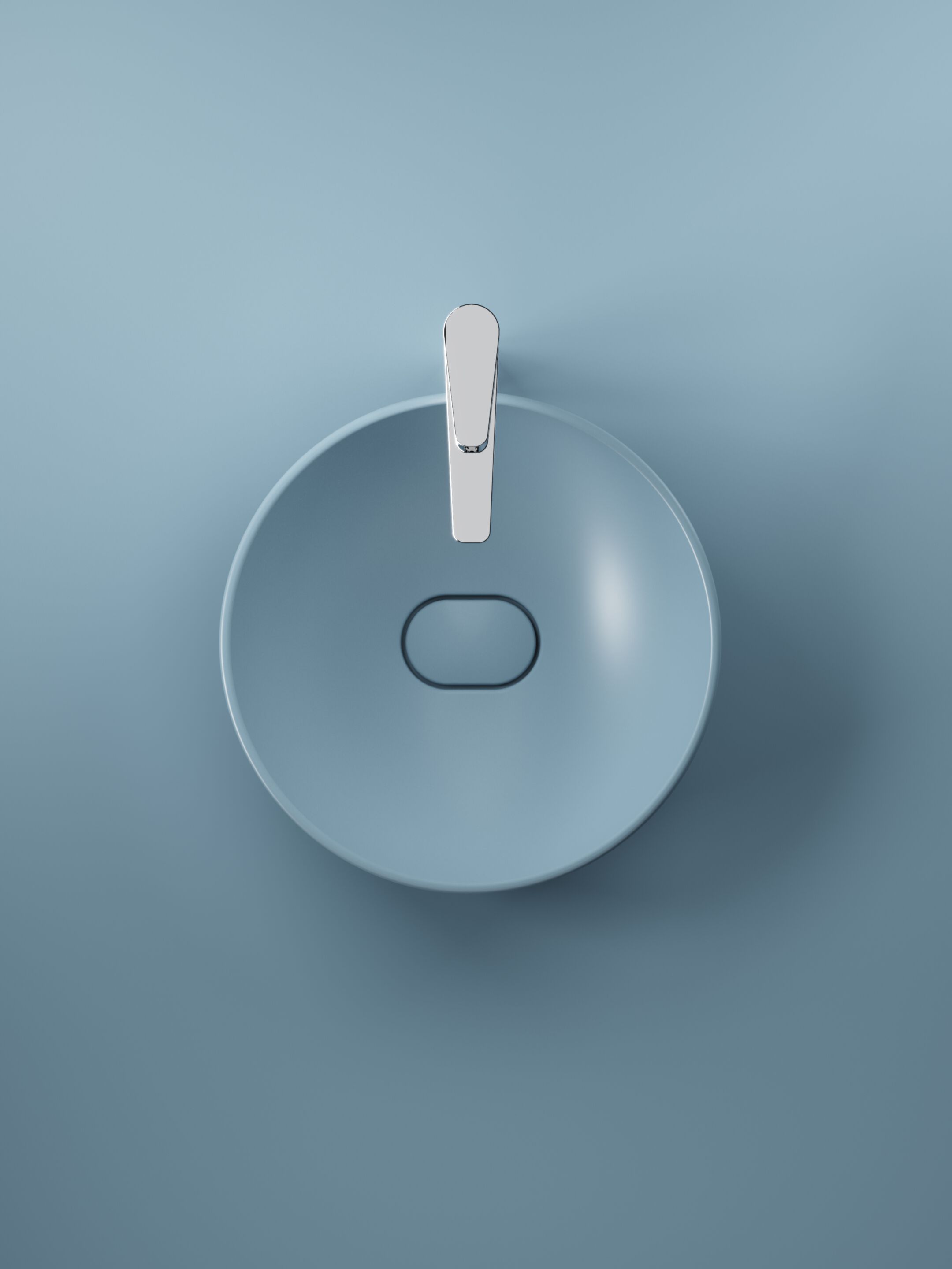 Круглый умывальник Fireclay Kaleseramik сантехника ARCH-00076088 - Вид №12