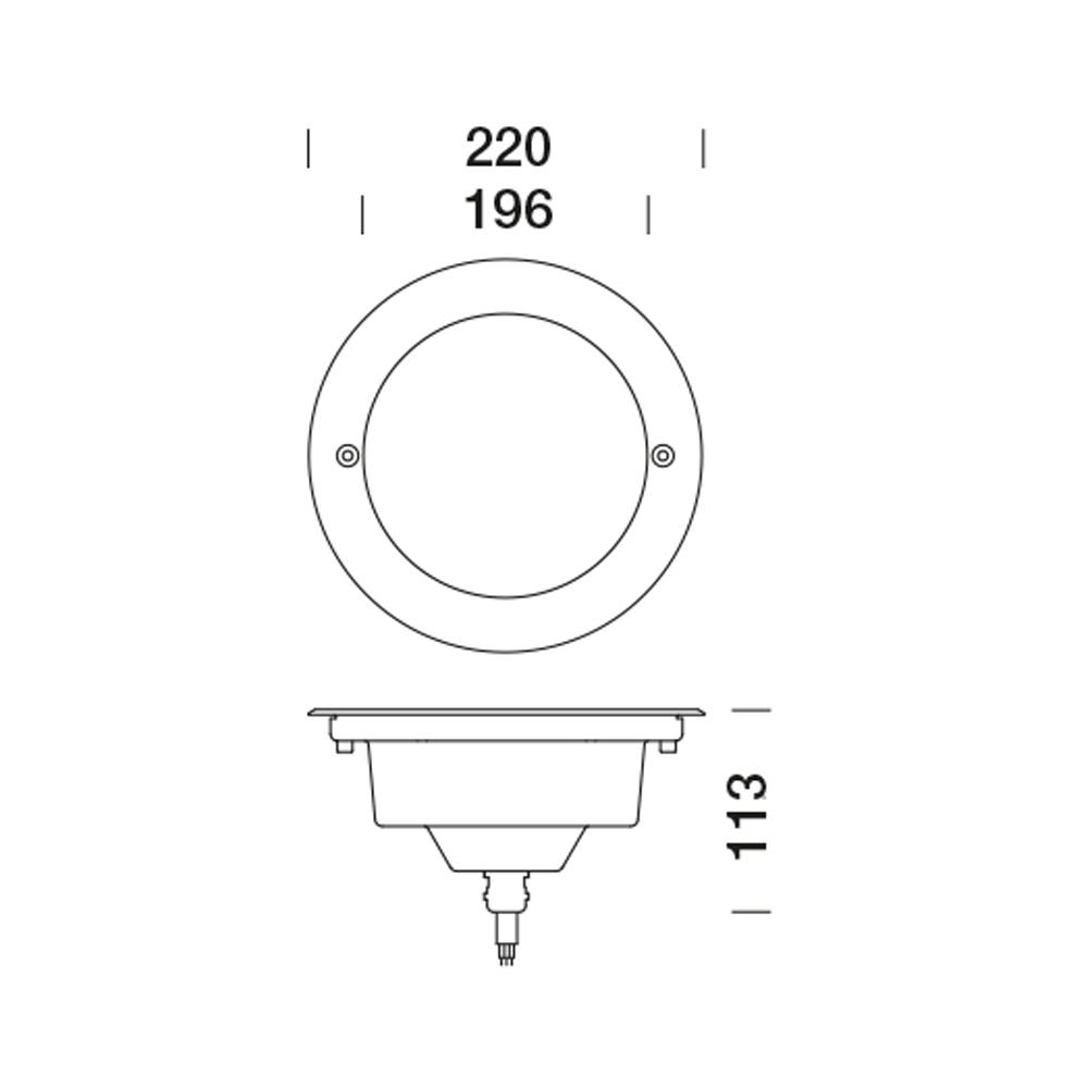 8481368 Встраиваемый в пешеходный пол Platek MEDIO FULL INOX  MEDIO FULL INOX - LED 4000K 45°  - Вид №6