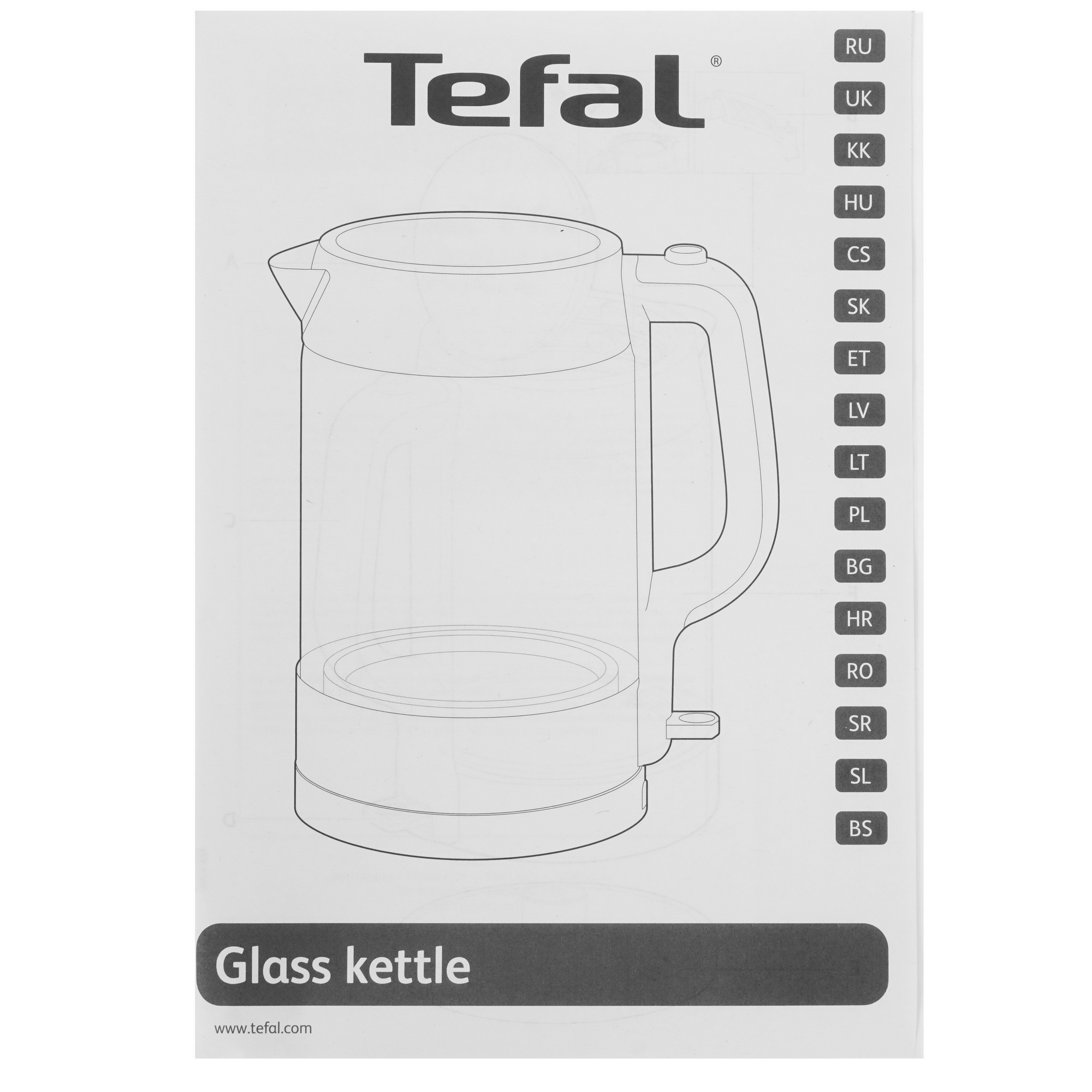 9071491 Электрочайник Tefal Glass Kettle KI770D30 серебристый STDN-0006756 - Вид №4