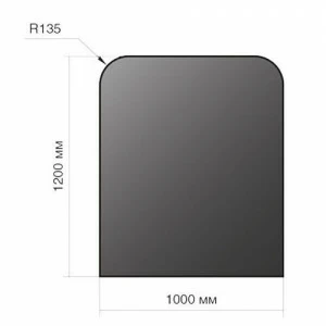 Везувий Лист напольный 1200*1000*2 R135