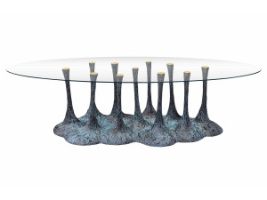 Овальный стол из стекловолокна