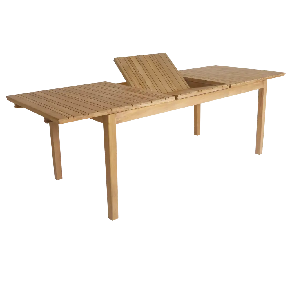 Стол садовый Ribeira раздвижной 180/240x90 см тик 84467711 STLM-2100825 NATERIAL  - Вид №3