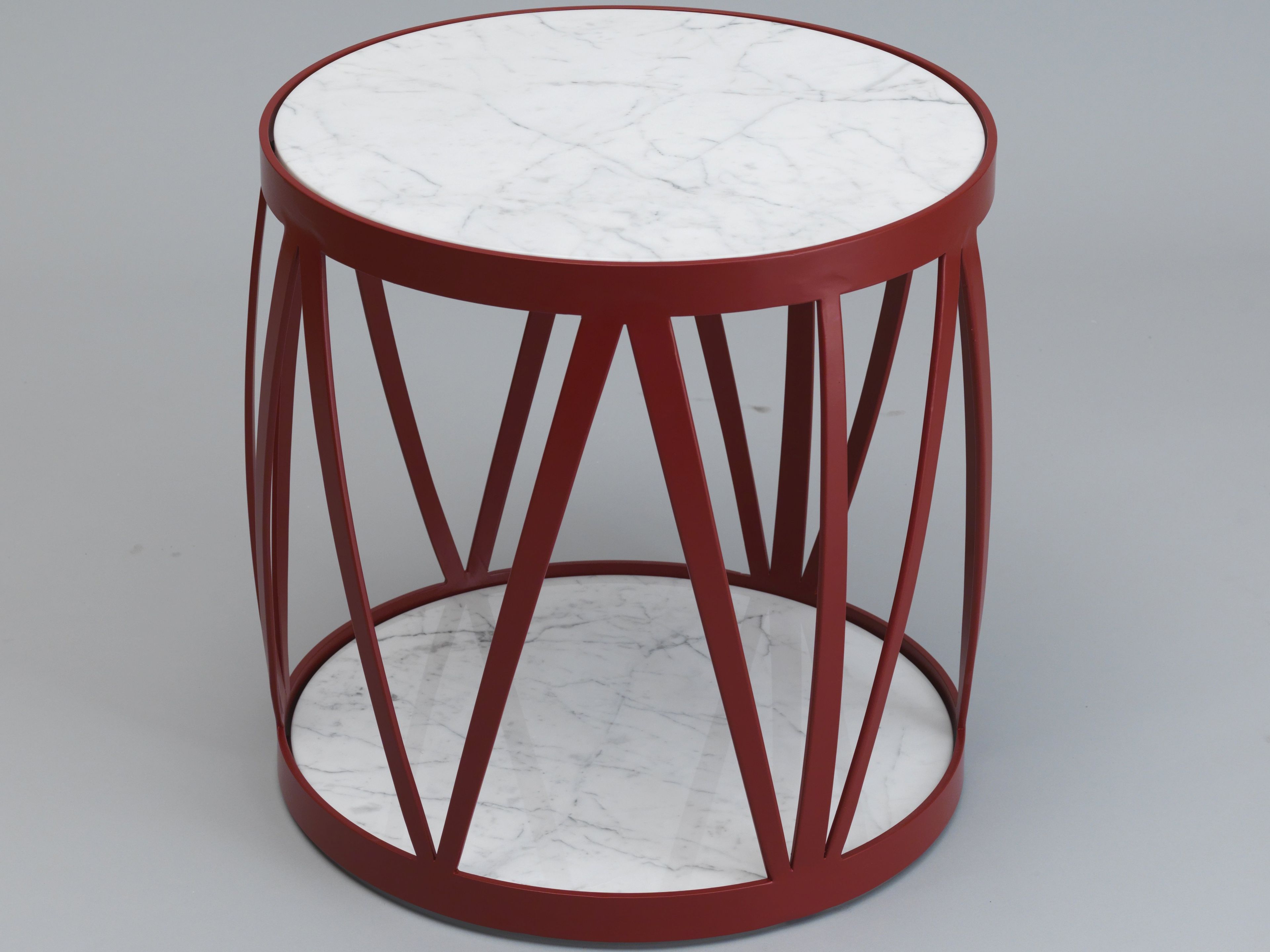 Круглый стол из нержавеющей стали OFFICINACIANI Zig Zag ARCH-00108146