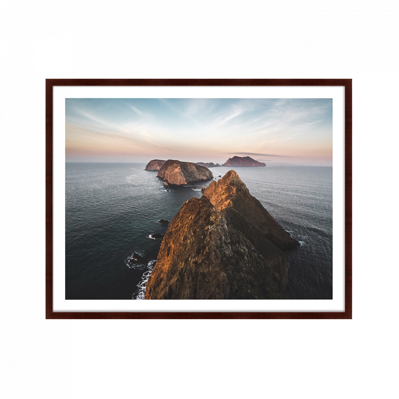 Фотокартина в раме 130х102 см The rocks in the Ocean КАРТИНЫ В КВАРТИРУ  264719 Бежевый;голубой;коричневый;разноцветный  - Вид №1