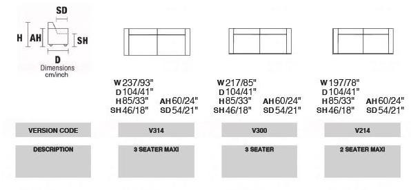 Rossini Sofas Кожаный диван Chic sun-id-1400978 - Вид №5