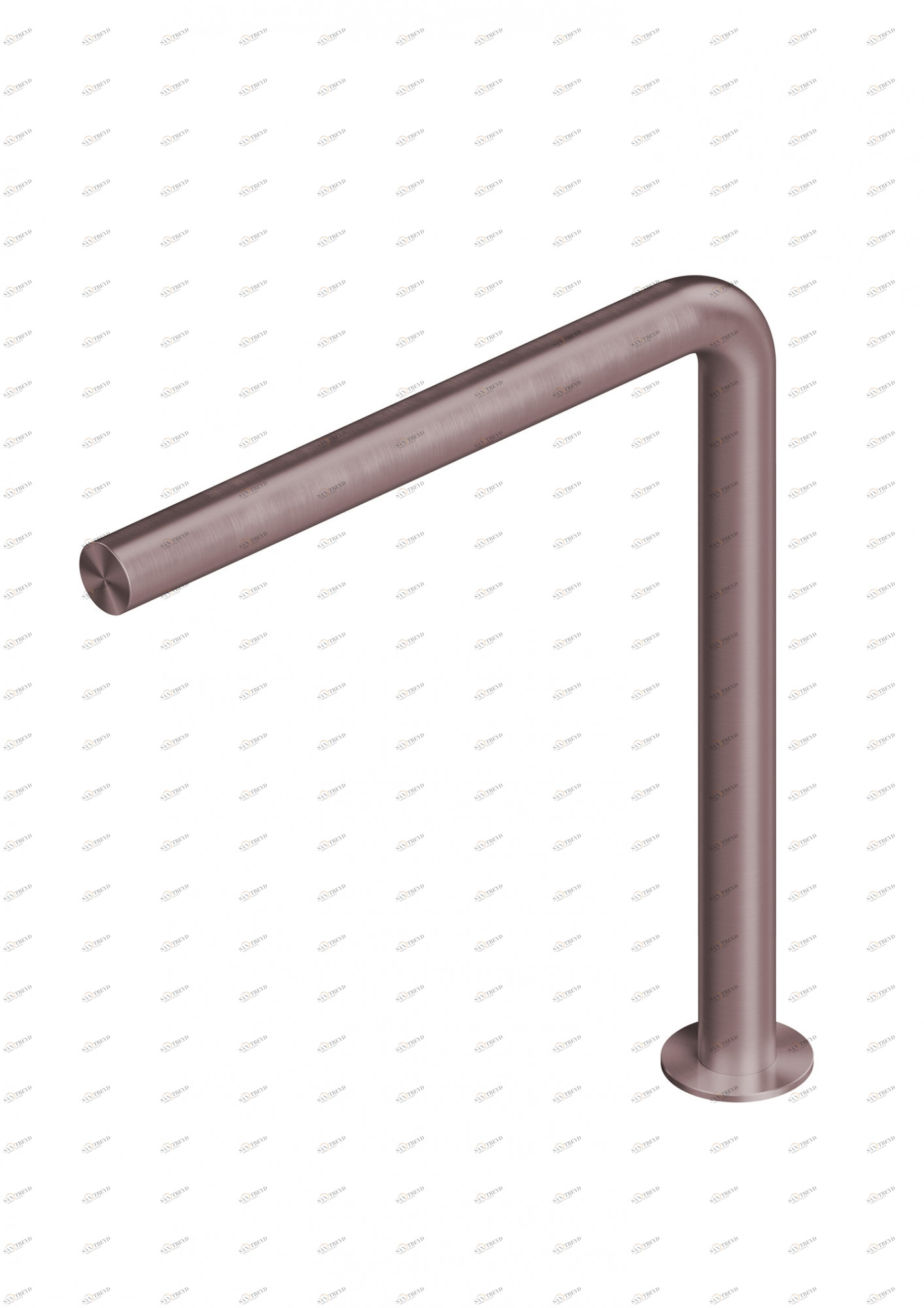 Inox. BC102. Настенный излив Quadrodesign