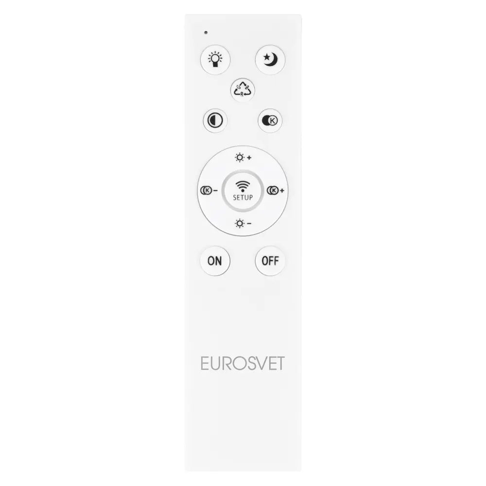 Люстра потолочная светодиодная Eurosvet Floret 90135/8 с пультом управления, 50 м², холодный белый свет, цвет белый STLM-2167237 - Вид №6