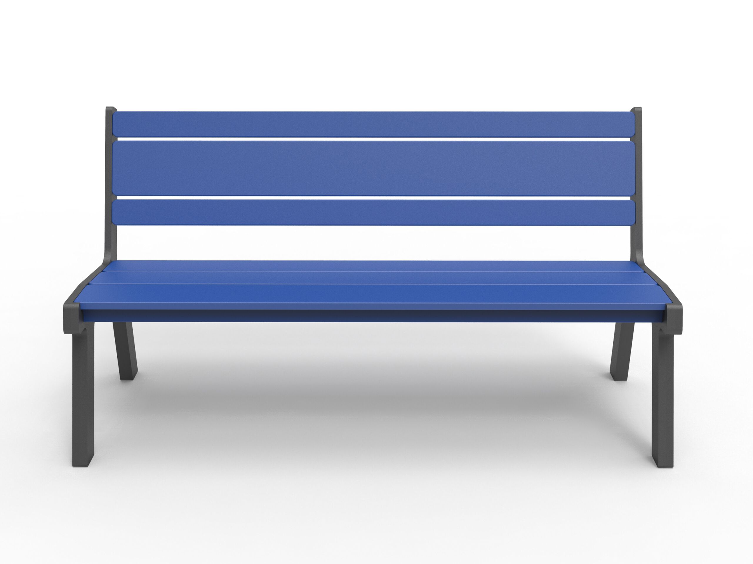 Скамейка из полиэтилена со спинкой Donye MOONLIGHT ARCH-00061342 - Вид №1