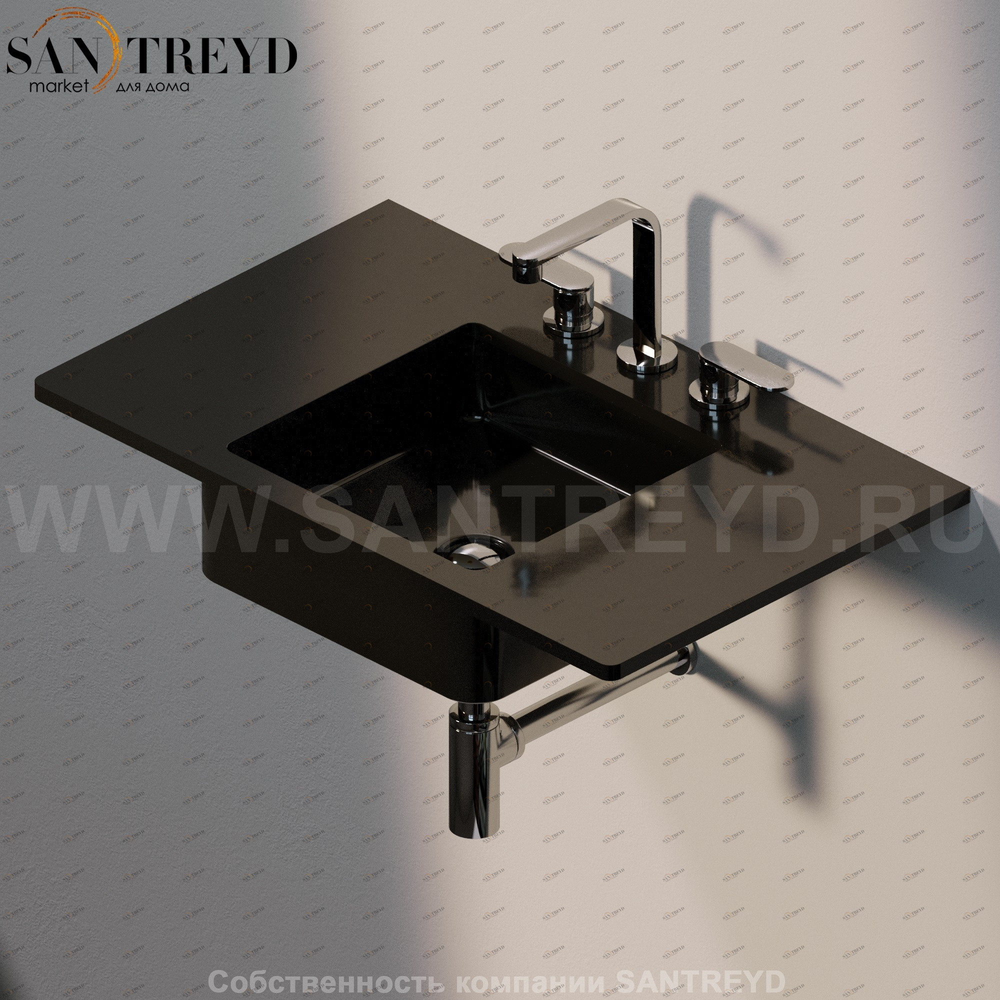 MW40SP9017 Накладная раковина под столешницу  квадратная Ceramica Flaminia Miniwash